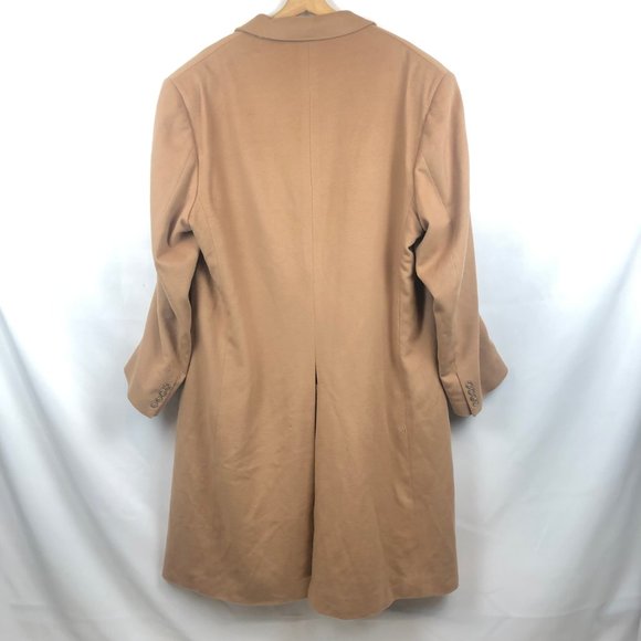 Vintage Loro Piana Italy 100% Cashmere Long Coat Tan - Picture 2 of 12